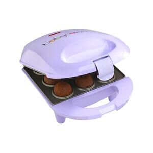 Babycakes Mini Cake Pop Maker Purple Color Gift New! Recipes Included